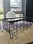 Yamazaki 2876 TOWER Wire Dish Drainer, black, Steel/ABS Resin, 42 x 23 x 17cm
