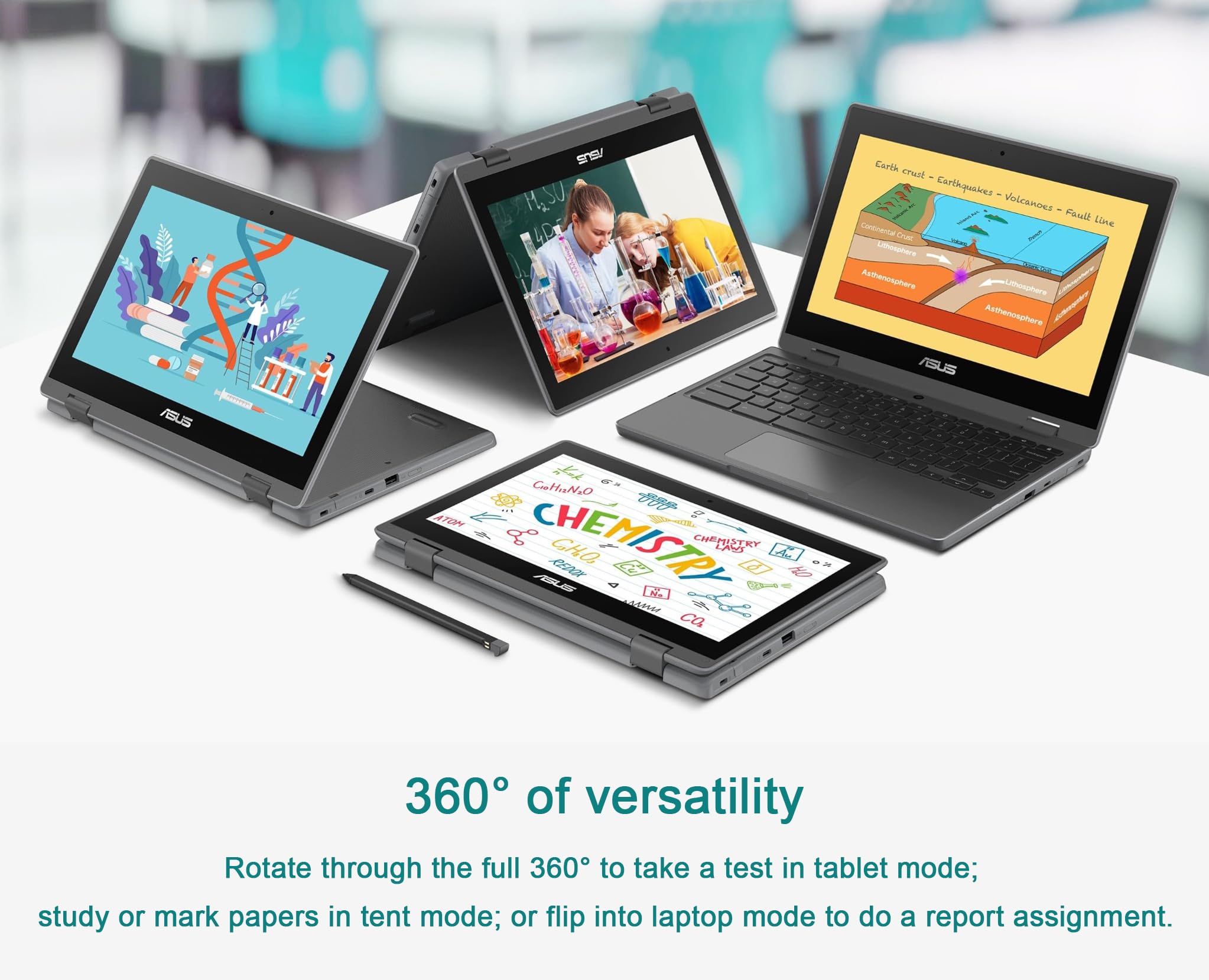 ASUS Chromebook Flip CR1 2-in-1 Laptop (11.6