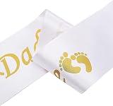 IRYNA Mummy Daddy To Be Sash Set Baby Shower Gender Reveal Party Decorations view 5