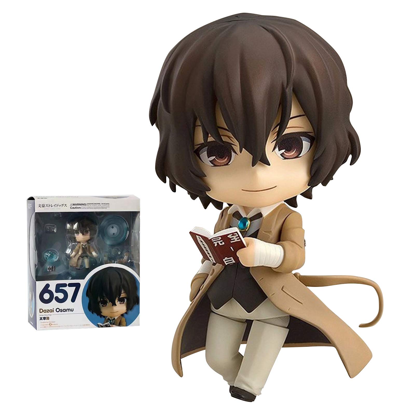 BSD Anime Character Figure Pillow - Nakahara Chuuya, Dazai Osamu 28CM Soft Stuffed Cushion