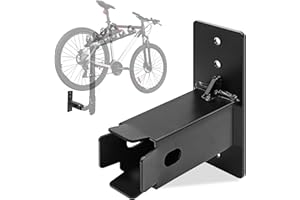 LOCKIETTA 2 inch Hitch Bike Rack Wall Mount, 2“ Bicycle Cargo Rack Hanging Garage Organizer, Heavy Duty Trailer Hitch Receiver Storage, Secure & Sturdy, Easy to Load up to 200Lbs