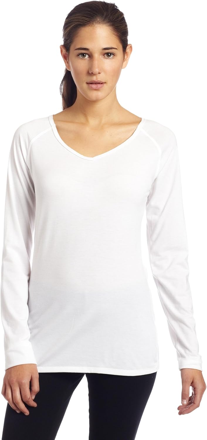 Columbia Women's Layer First Long Sleeve Top,White,S: Amazon.co.uk: Clothing