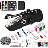 Handheld Sewing Machine,Electric Mini Portable Sewing Machine for Beginners & Adults, Battery/USB Powered, Includes Other Tools and Sewing Threads,Companion for DIY Hand Sewing Enthusiasts
