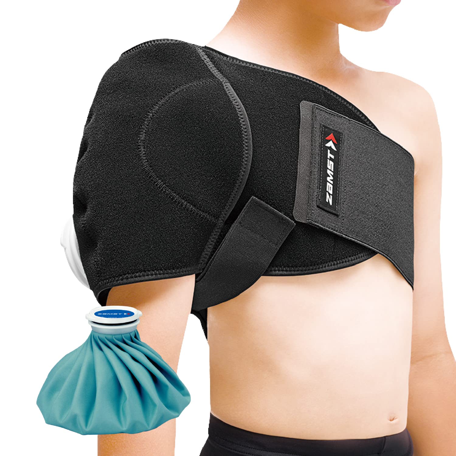 ザムスト アイシングセットジュニア氷嚢サポーター フリーサイズの商品画像