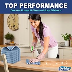 Ekedalen Waffle Weave Microfiber Cleaning Cloth for