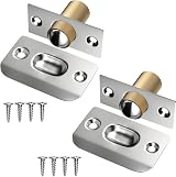 Jiayi Roller Ball Door Catches Adjustable Internal Latches 2 Pack Silver