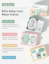 momcozy Elite Baby Kit Grooming Health Cleansing Electric Nail File Nasal view 3