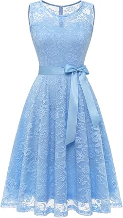 women's floral lace dress