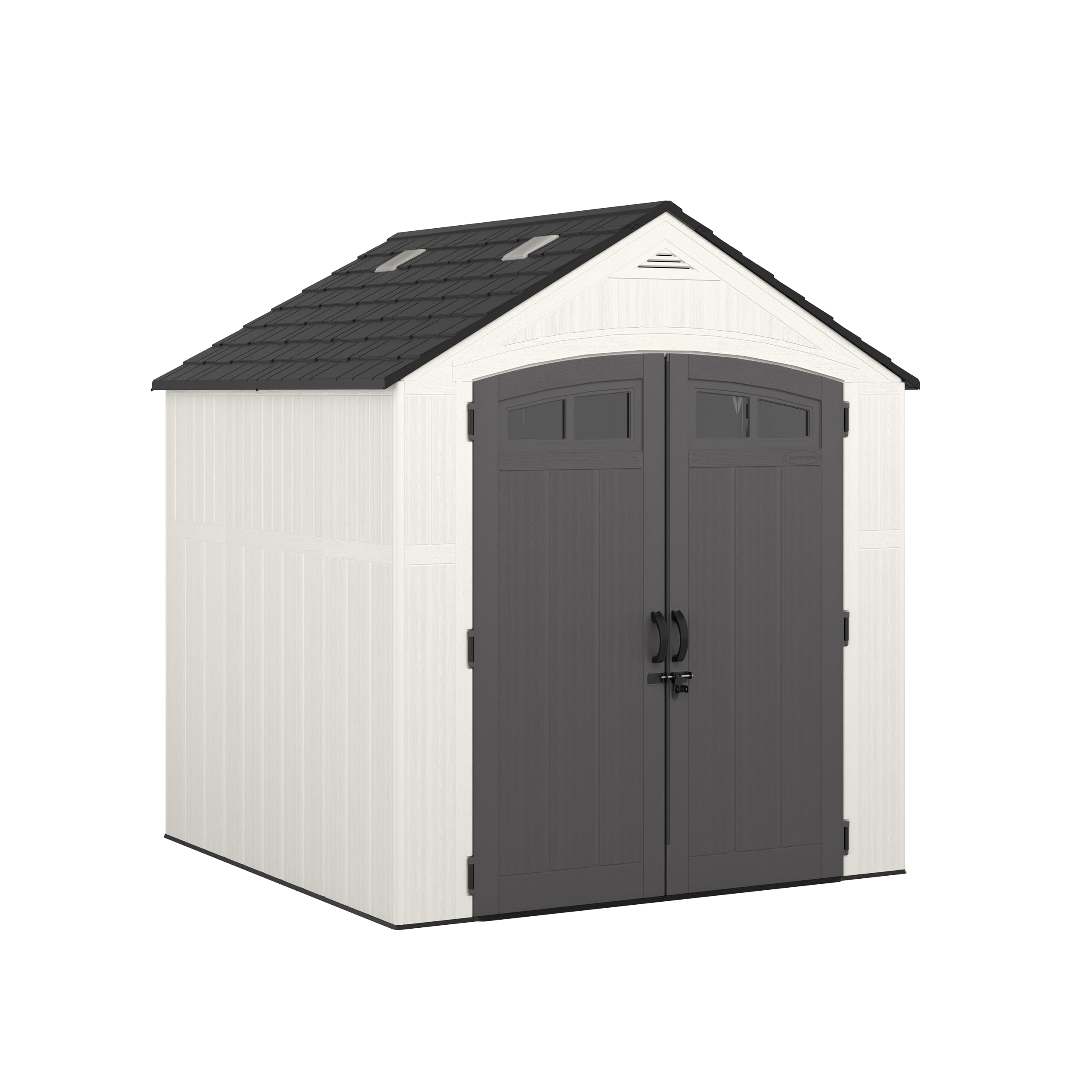 Suncast Ridgeland All-Weather Outdoor 7' x 7' Storage Shed with 327 cu