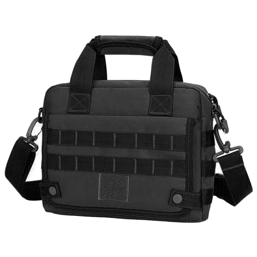 BAIGIO Large Tactical Laptop Bag Military Computer Briefcase with ...