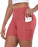 CHRLEISURE Womens Biker Yoga Shorts with
