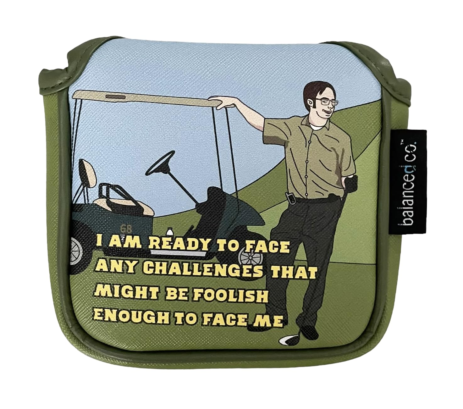 Photo 1 of Balanced Co. Scranton Golf Headcover (Dwight Mallet Putter)