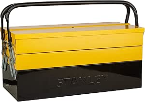 STANLEY 1-94-738 - Caja de herramientas metálica, 50.5 x 24.5 x 25 cm