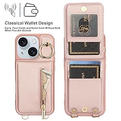 Jcxtrombulous Crossbody Wallet Case for iPhone 15