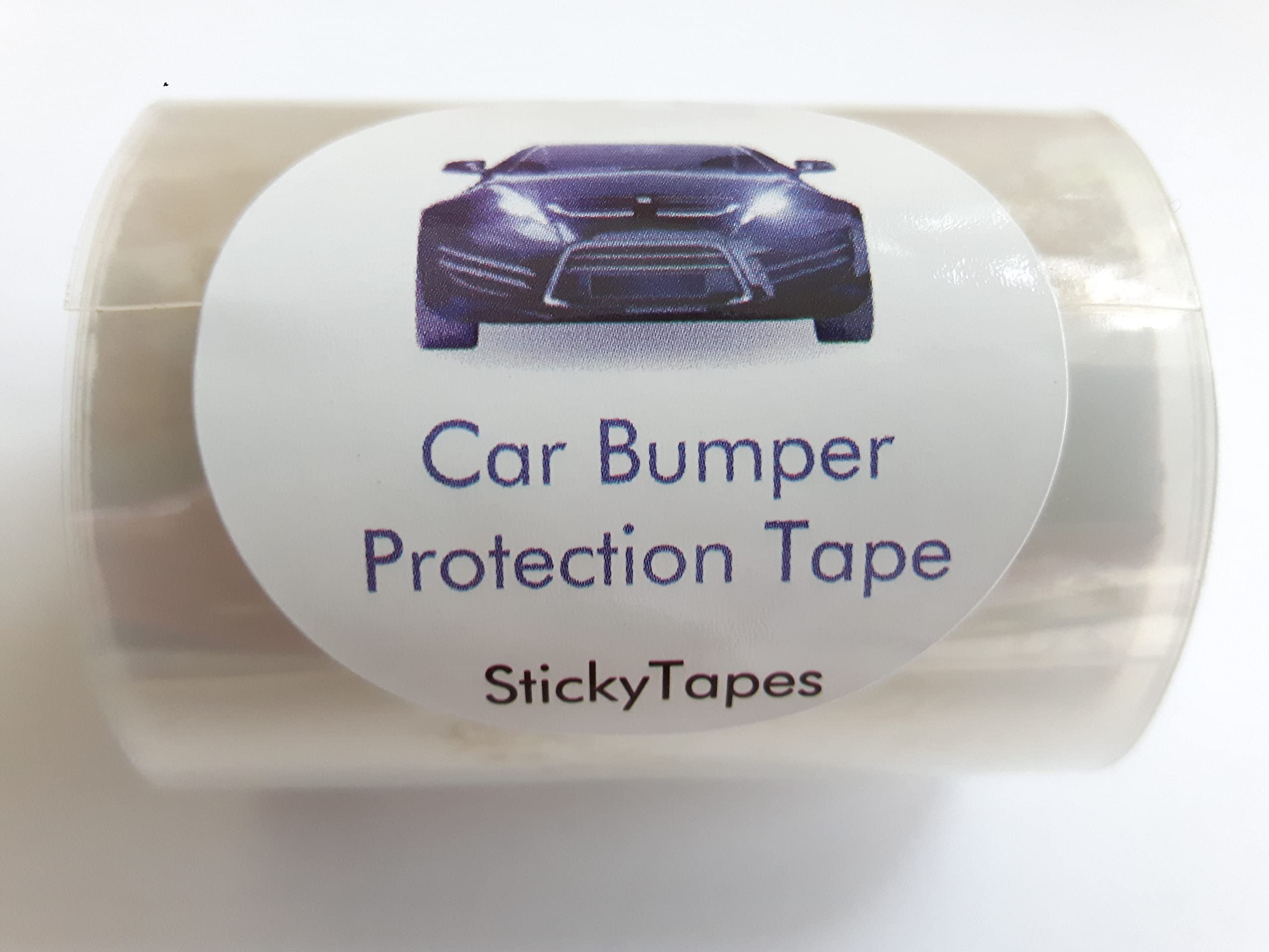StickyTapes Car Bumper Protection Tape - 1m or 2m roll of Strong Clear Protective Film - available in 50mm & 100mm widths (1m long x 100mm wide)