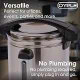 Oypla 8L Catering Hot Water Boiler Tea Urn Stainless Steel view 3