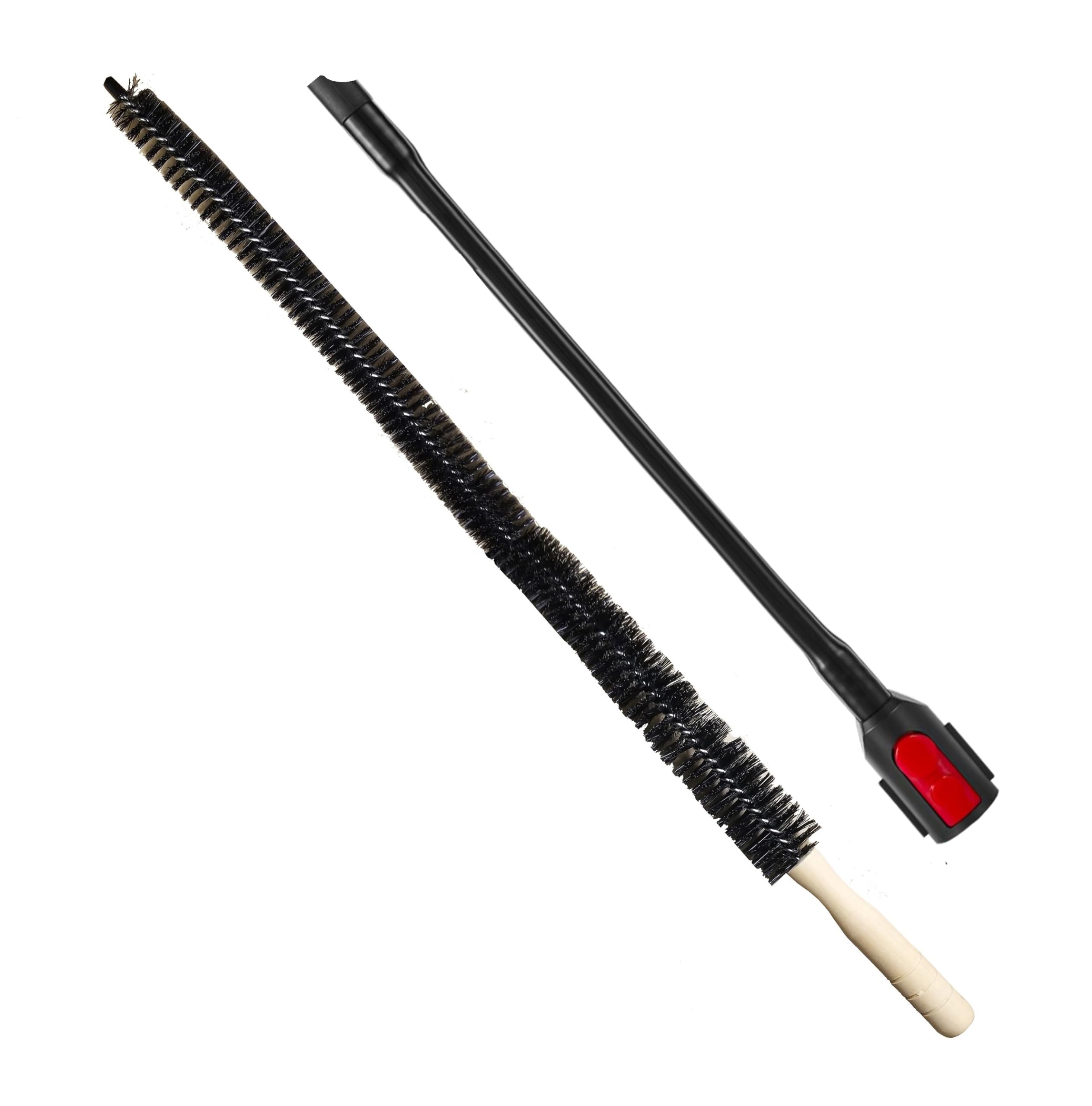 Photo 1 of 2 Pieces Dryer Vent Cleaner Kit and Dryer Lint Brush Vacuum Hose Attachment Brush Lint Remover Power Washer and Dryer Vent Vacuum Hose for Dyson V7 V8 V10 V11 V15 GEN5