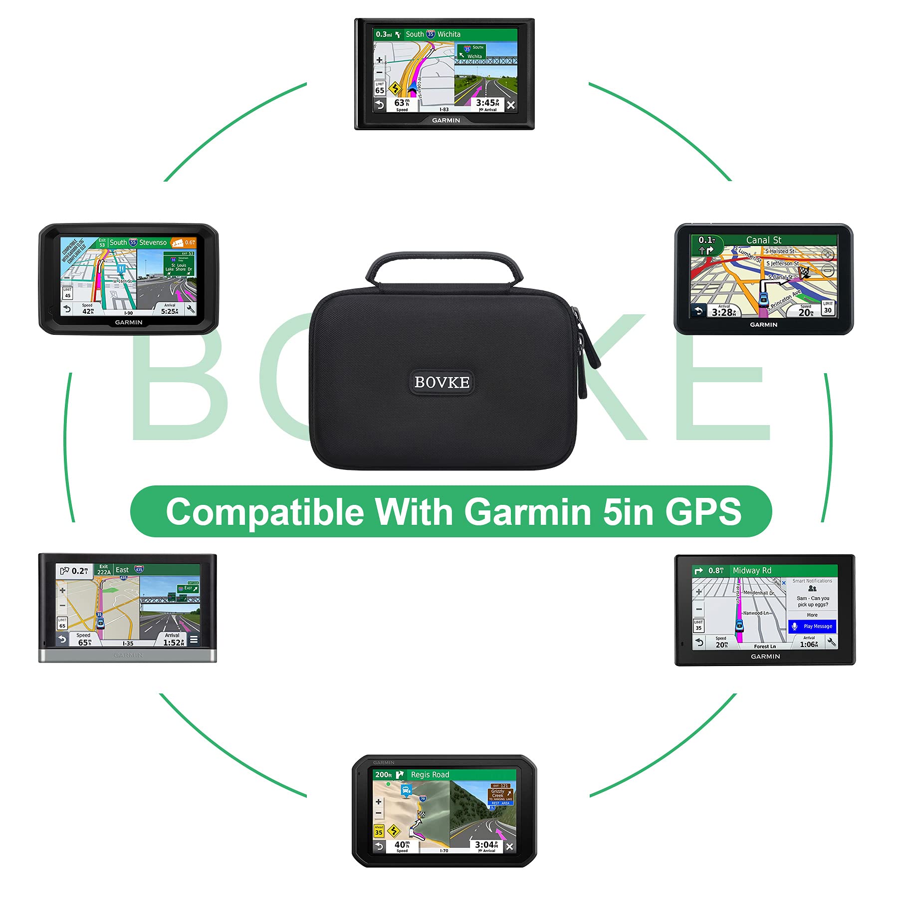 BOVKE GPS Case for 5-5.5