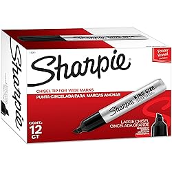 Sharpie King Size Permanent Markers Chisel Tip