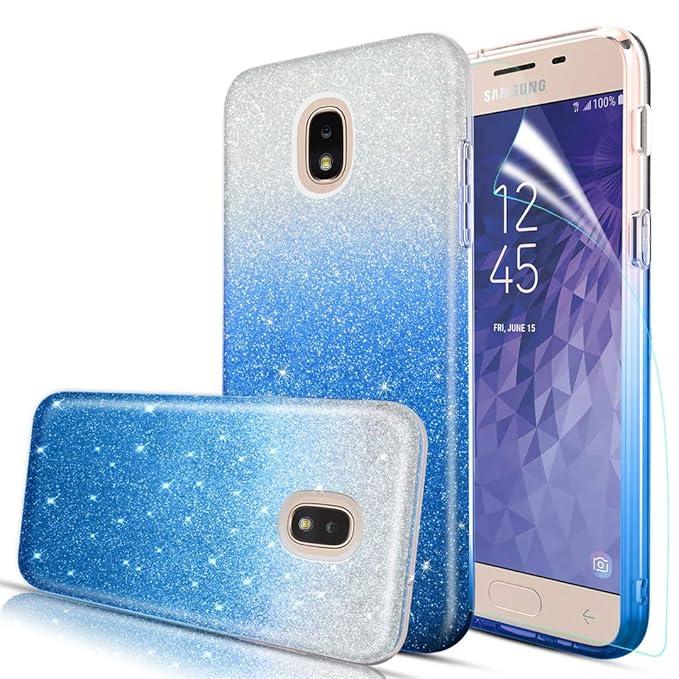samsung j3 silver blue