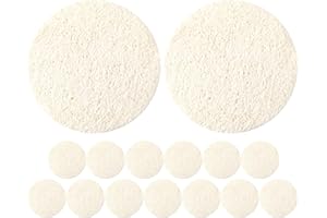 GALPADA 15pcs Loofah Face Scrubber Pads Exfoliating Facial Cleanser for Women Deep Oil Removal and Gentle