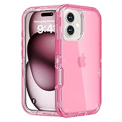 Follaroma for iPhone 16 Case, Heavy Duty Shockproof