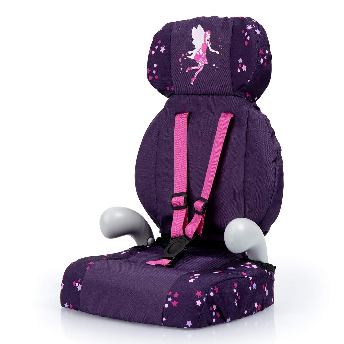 Doll's car, booster seat, doll accessories