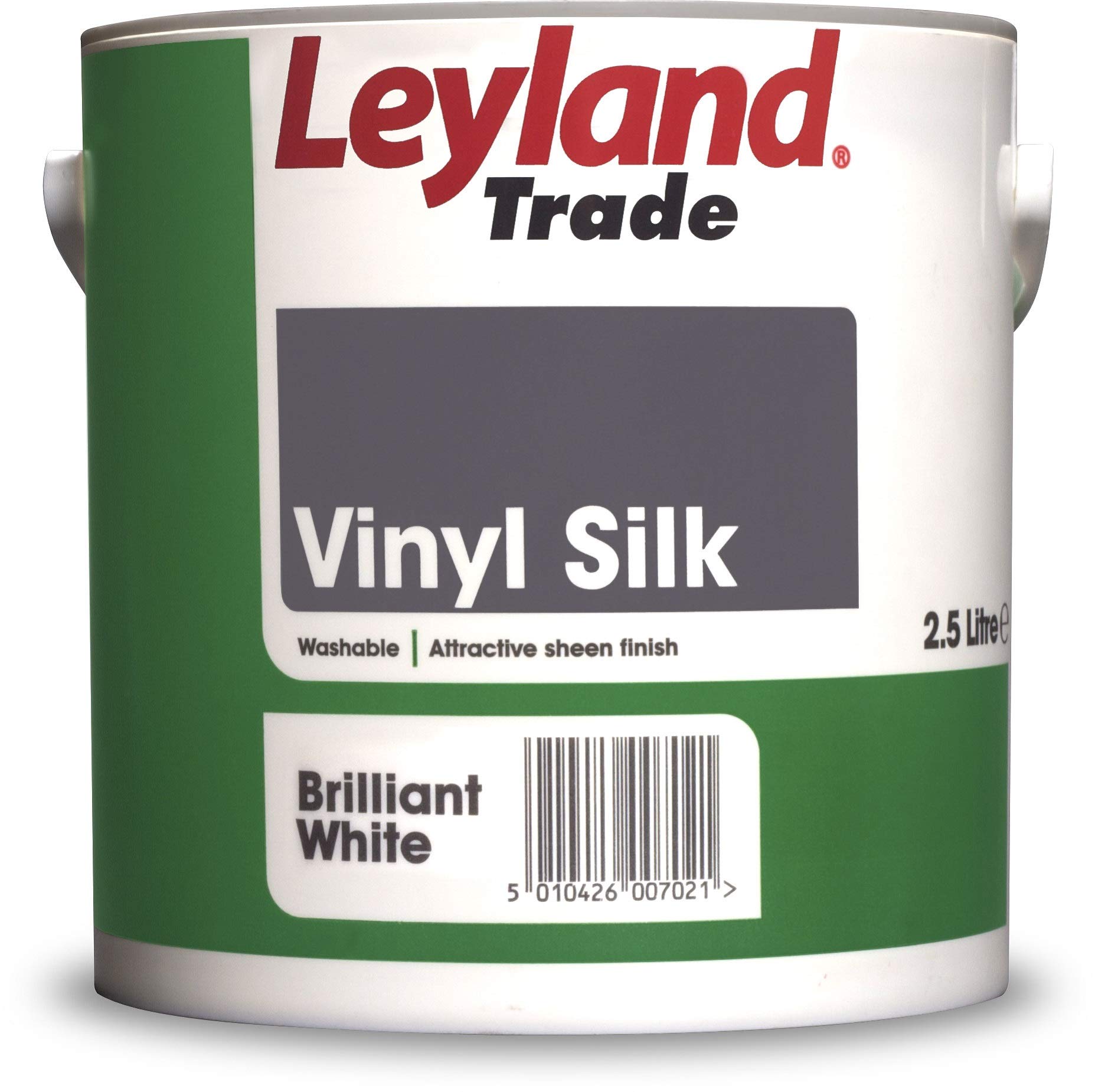 Leyland Trade Vinyl Silk Emulsion Paint - Brilliant White 2.5L