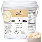 100% Pure Rendered NON GMO Beef Tallow-Food Grade- 7LBS