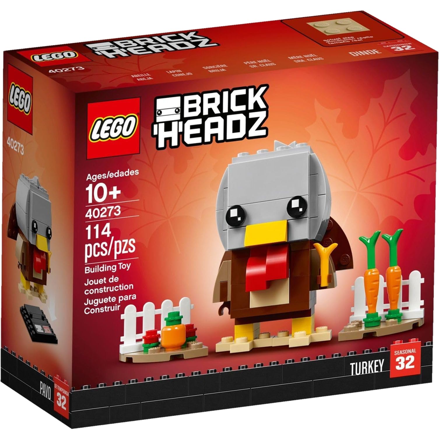 LEGO Thanksgiving Turkey - Get into the festive spirit with a BrickHeadz™ Thanksgiving Turkey!