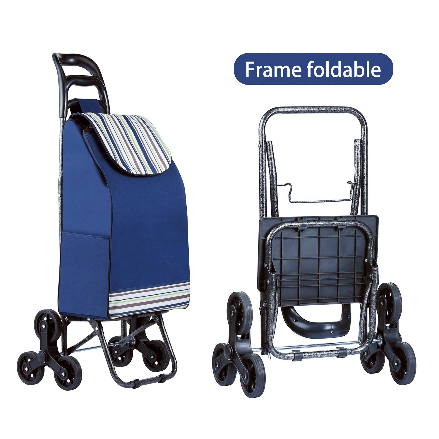 Carrello Della Spesa Con Sedile Carrello Della Spesa Pieghevole - Foto 12