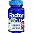 Factor Kids Daily Chewable Multivitamin (60 Count) with Vitamins B12, C, D3 & L-Tyrosine