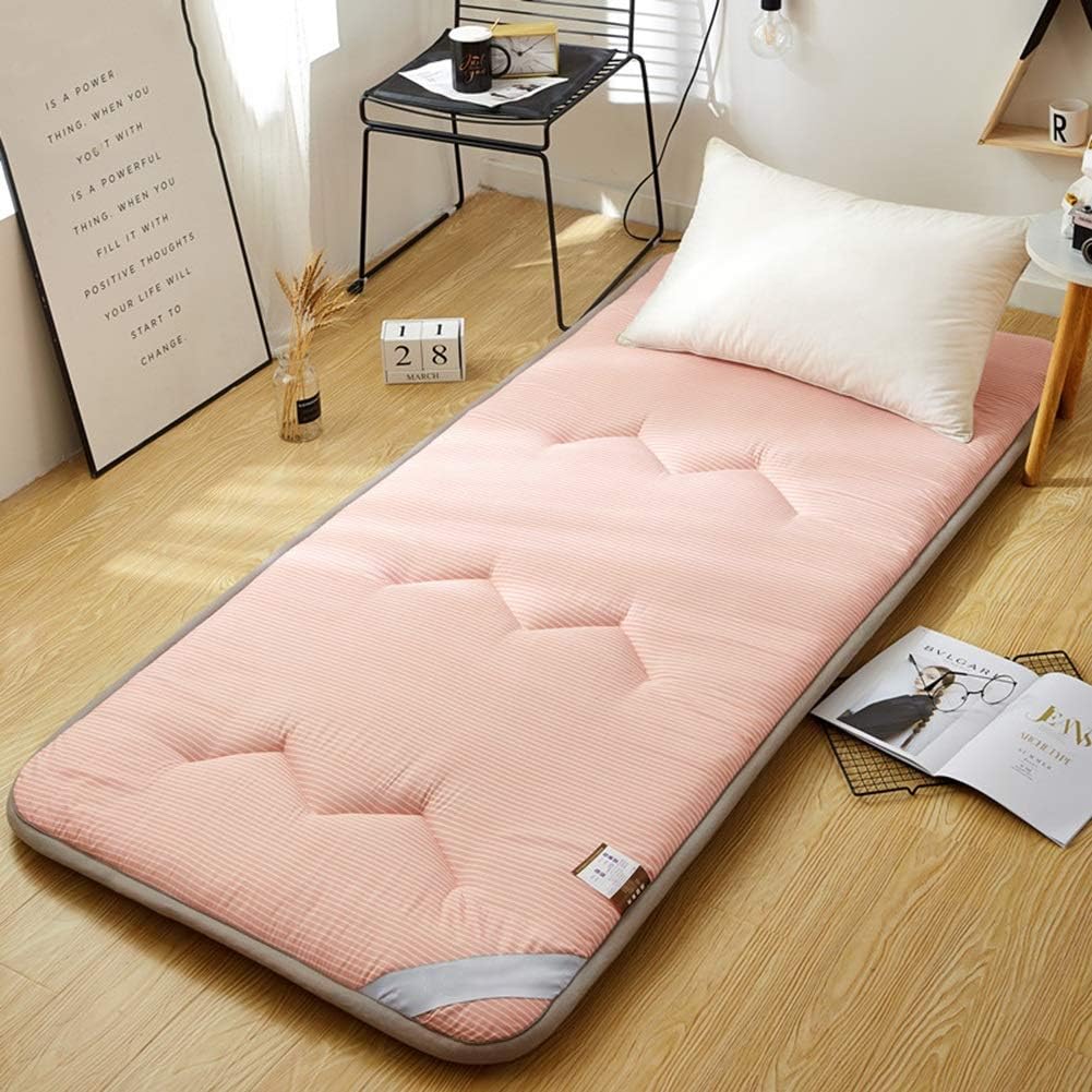 LKKBED Memory Foam Mattress Topper, Fiber Filled Bed Topper Single Double Mattress Comfortable and Soft Mattress Pad (Color : B, Size : 180x200cm(71x79inch))