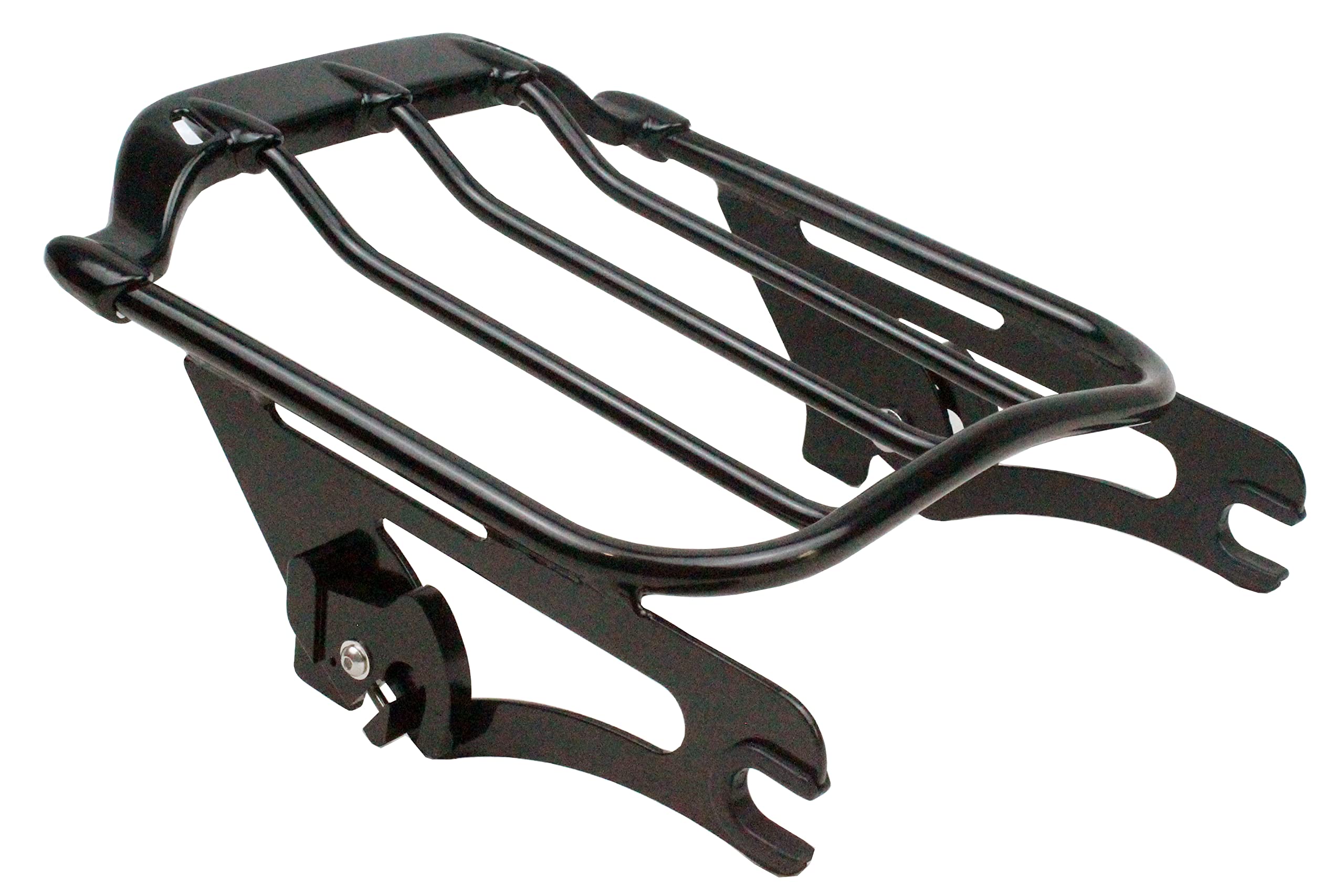 Photo 1 of YHMOTO Two Up Air Wing Luggage Rack Mounting Rack Compatible for Harley Touring 2009-2025 Street Glide Electra Glide Road Glide Road King (Black)