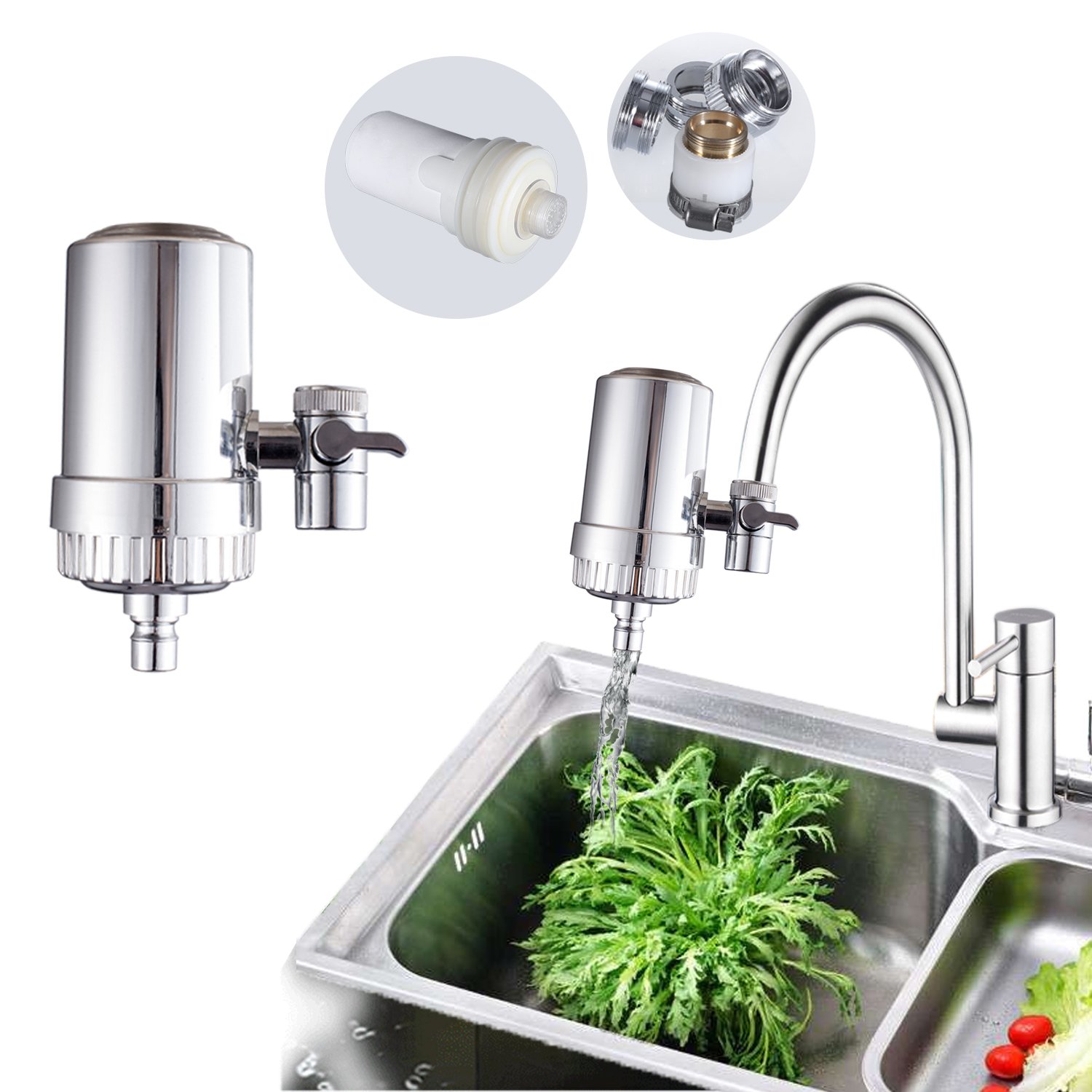 Huangxin Faucet Filter System Stainless Steel Advanced Device Tap Water Purifier For Kitchen Buy Online In United Arab Emirates At Desertcart Ae Productid 51227153