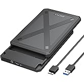 iDsonix 2.5 inch Hard Drive Enclosure USB 3.0 to SATA III Tool-Free External Hard Drive Enclosure for 7mm/9.5mm 2.5" SSD HDD