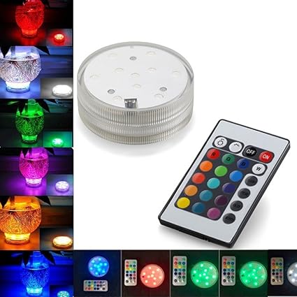 Amazon.com: Impermeable Sumergible LED que cambia de color ...