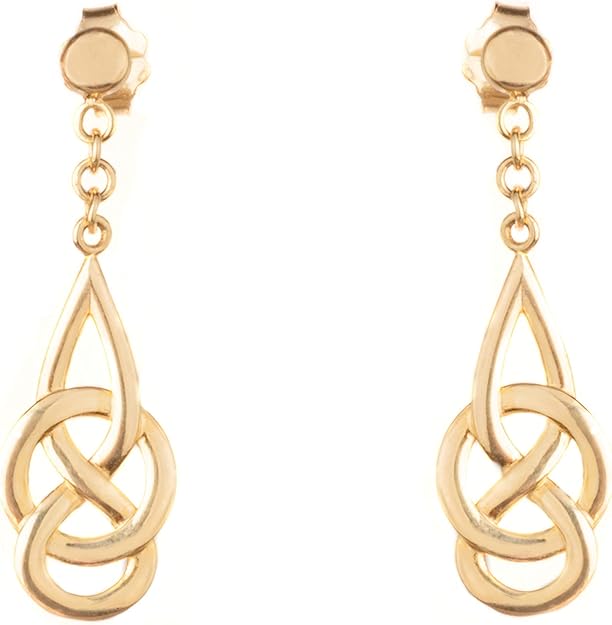 Earrings in 18K Yellow Gold Stamp 750 weight 2.96g Amazon.co.uk Jewellery