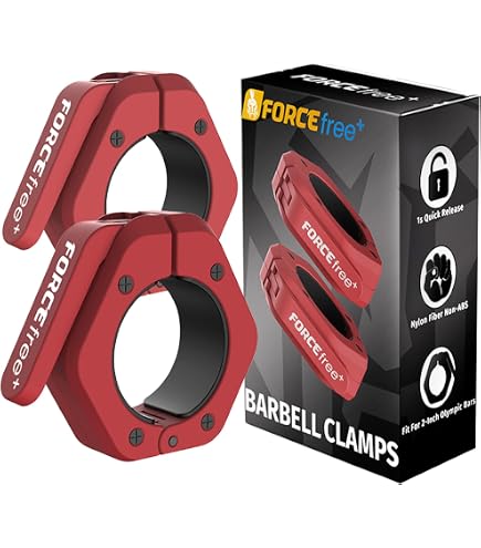 Amazon.com: GW Tech Barbell Clamps 1 inch, Exercise Collars 1