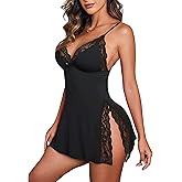 Avidlove Women's Lingerie Sexy Nightwear Spaghetti Strap Nightgown Babydoll Chemise