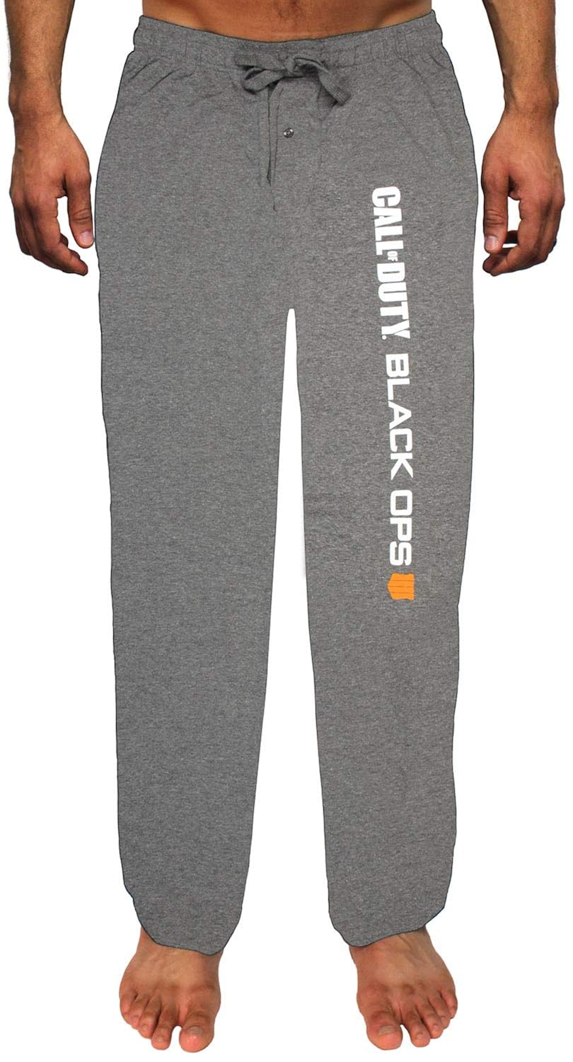 Call of Duty Black Ops 4 Men's COD IIII Script Logo Loungewear Pajama Lounge Pants