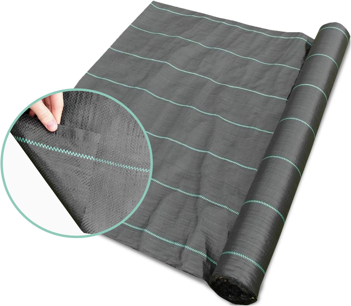 ANSIO Weed Control Membrane 2Mx15M Heavy Duty Weed Control Fabric,Ground cover Membrane - Image 4