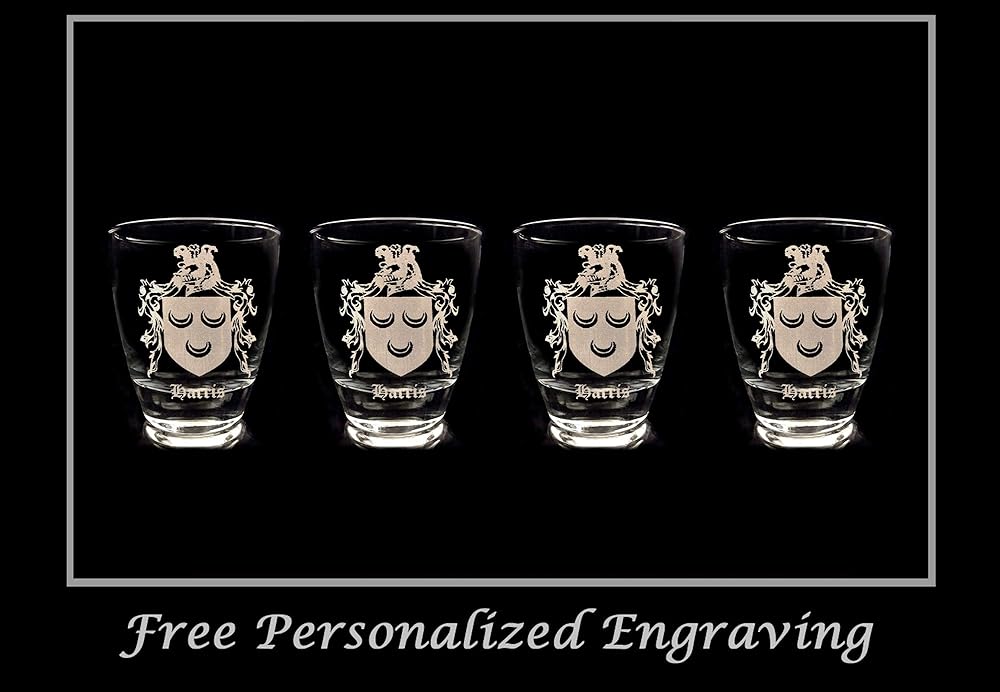 Amazon.com: Harris English Family Coat of Arms Clear ...