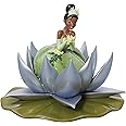 Enesco Disney Showcase 100 Years of Wonder Princess Tiana Lily Pad Figurine, Multicolor, 6 Inches