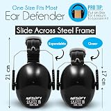 Nesofy Ear Defenders Kids 26dB Noise Cancelling Adjustable Foldable Headband view 2