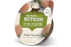 Rachael Ray Nutrish Natural Wet Cat Food, Chicken Purrcata Recipe, 2.8 Ounce Cup (Pack of 12), Grain Free