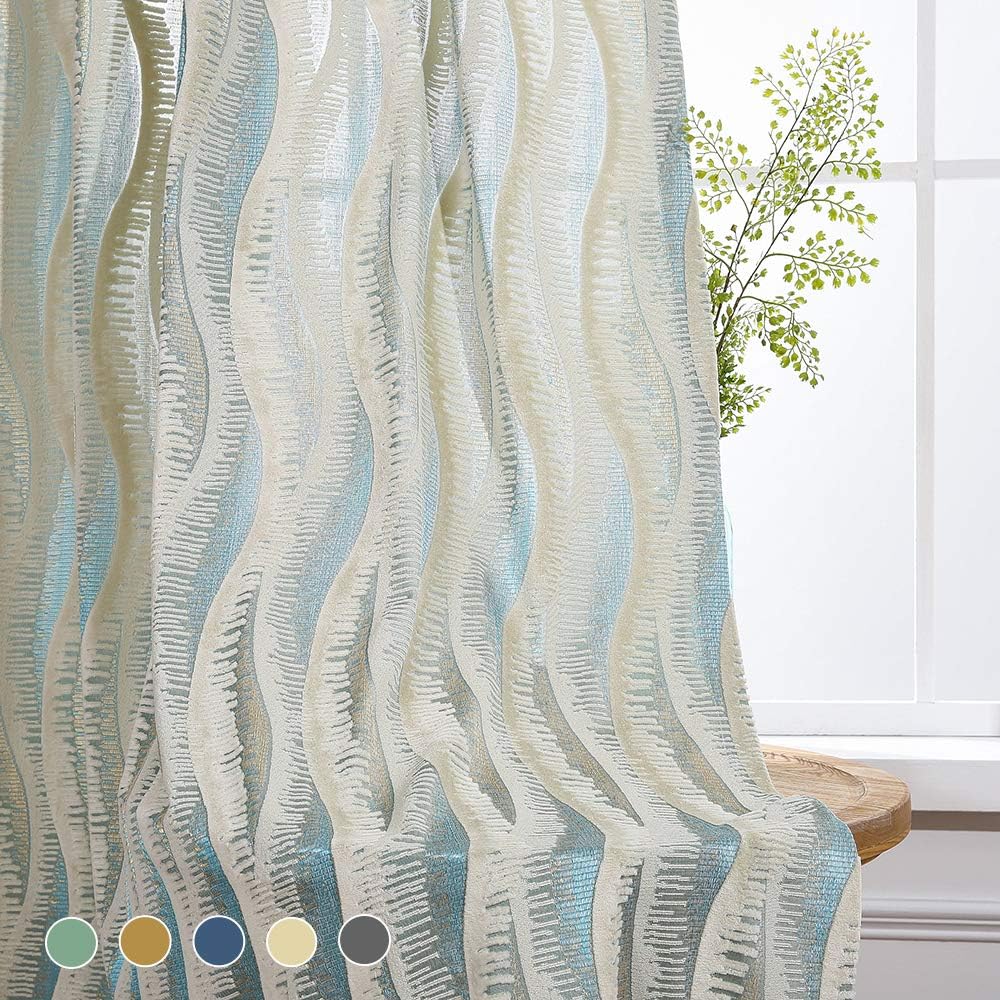 Best curtains for living room wave design