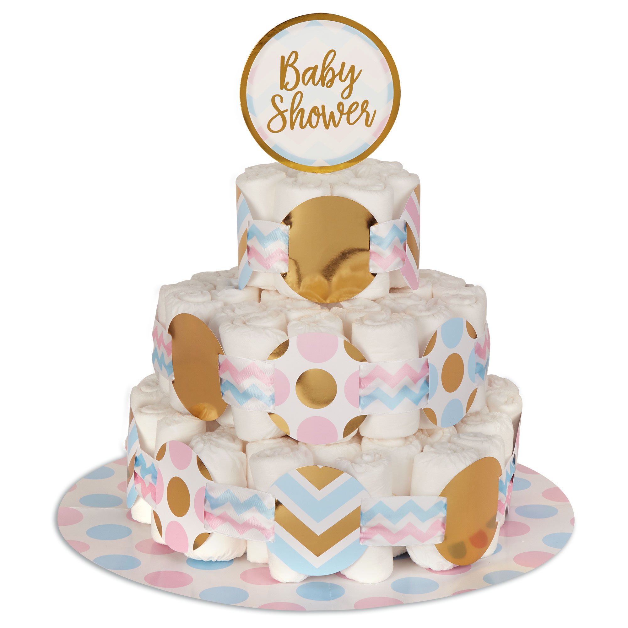 Neviti Pattern Works Nappy Cake Decoration Kit, Multi-Colour