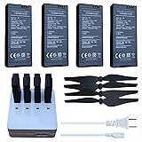4X Tello Batteries & AC Charger & 4X Propeller for