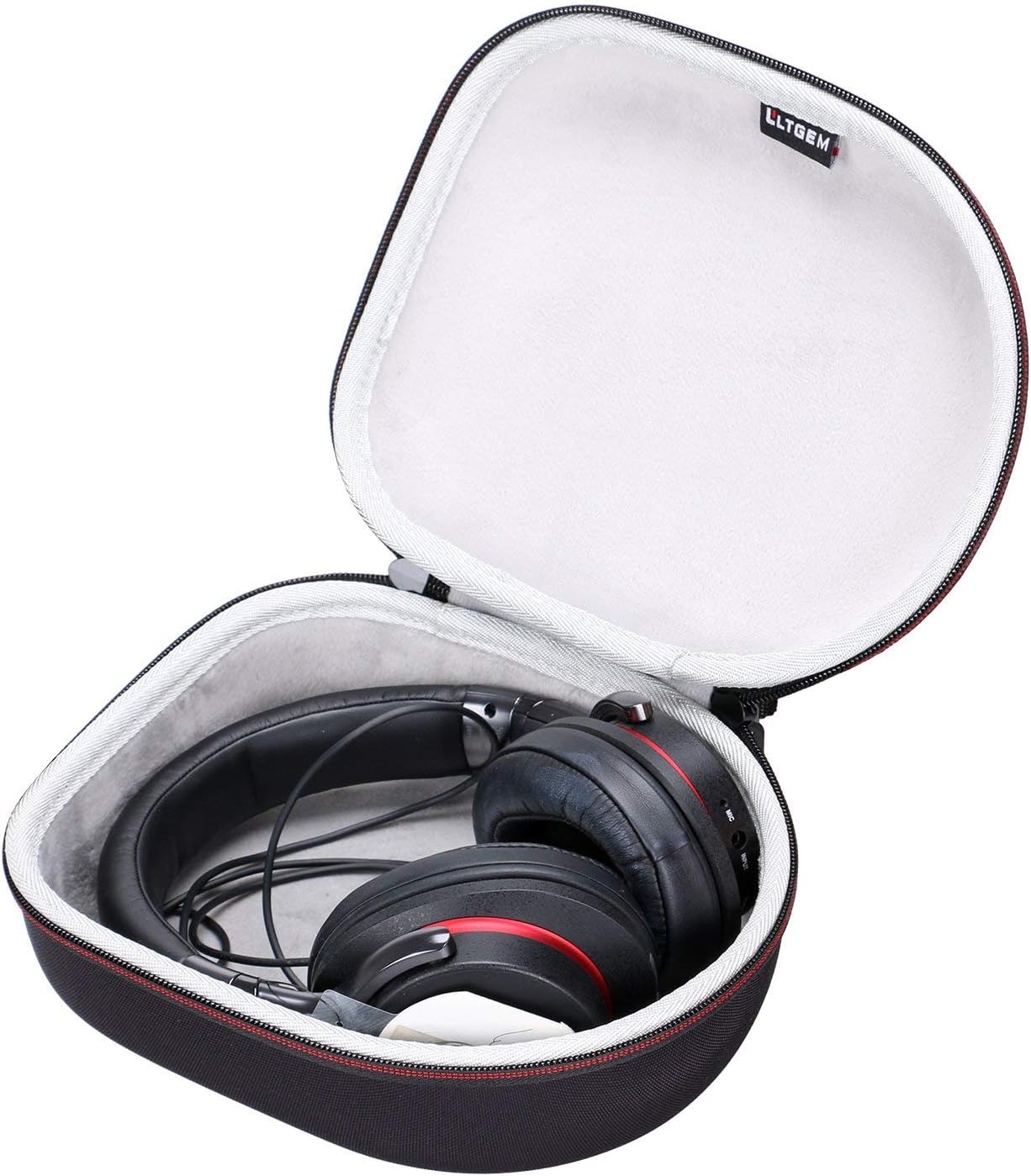 LTGEM Hard Headphone Case Travel Storage Bag for Sony, Audio-Technica, Xo Vision, Behringer, Beats, Photive, Philips, Bose, Maxell, Panasonic and More-Black: Electronics